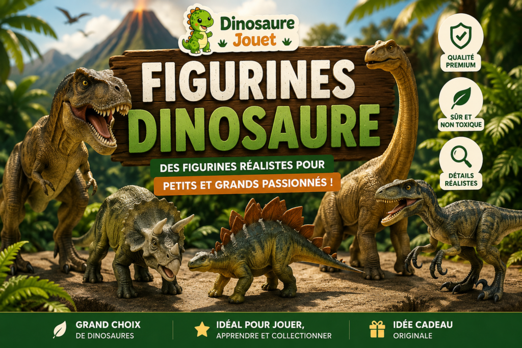 Figurines dinosaures pour petits explorateurs
