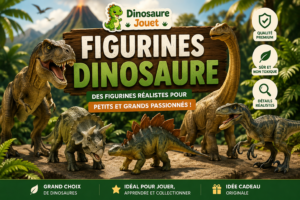 Figurines dinosaures pour petits explorateurs