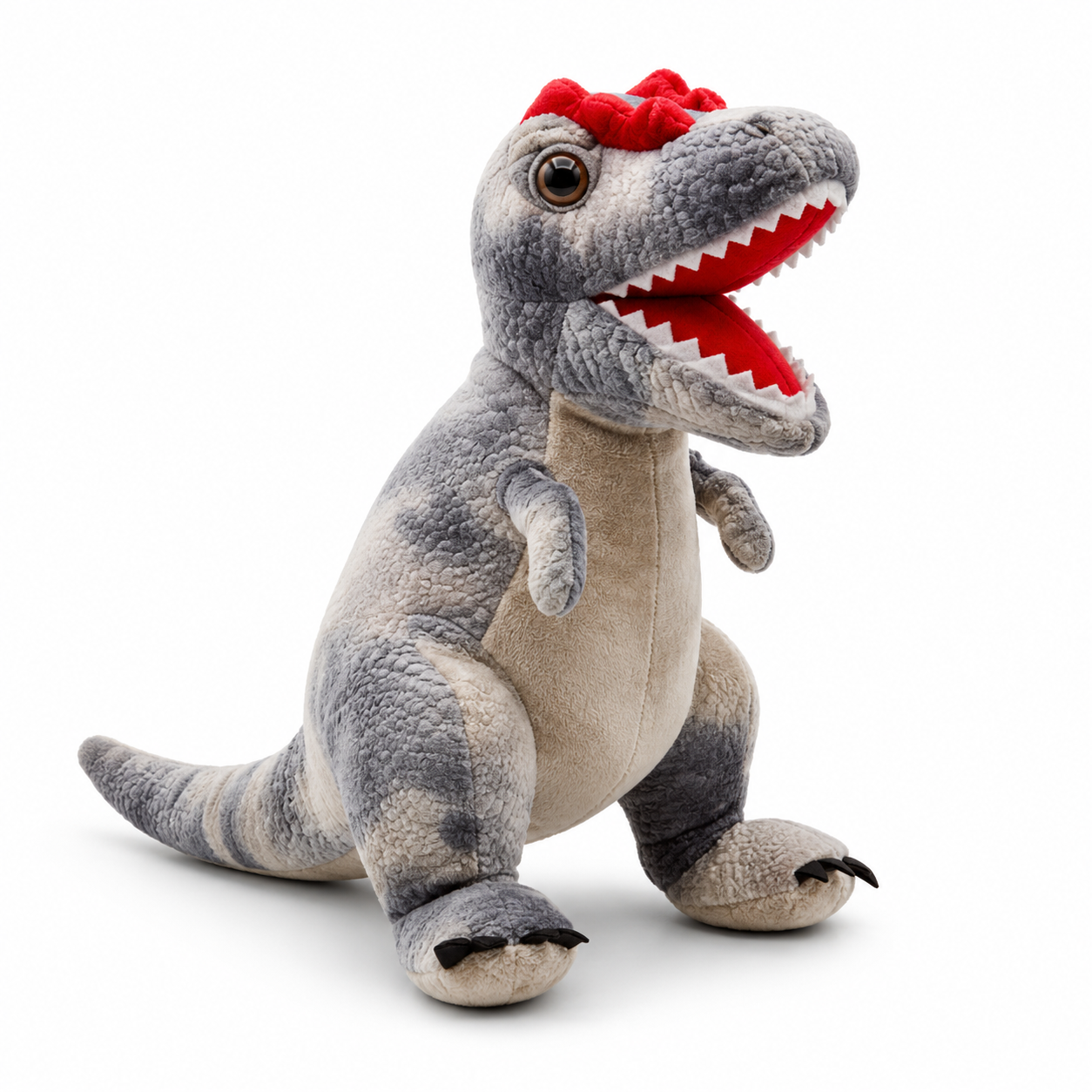 Peluche dinosaure Carnotaurus gris series Cartoon