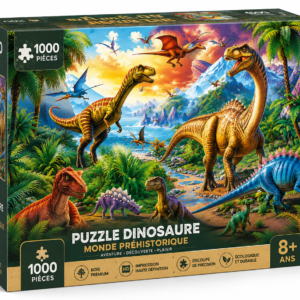 Puzzle dinosaure préhistorique 1000 pièces
