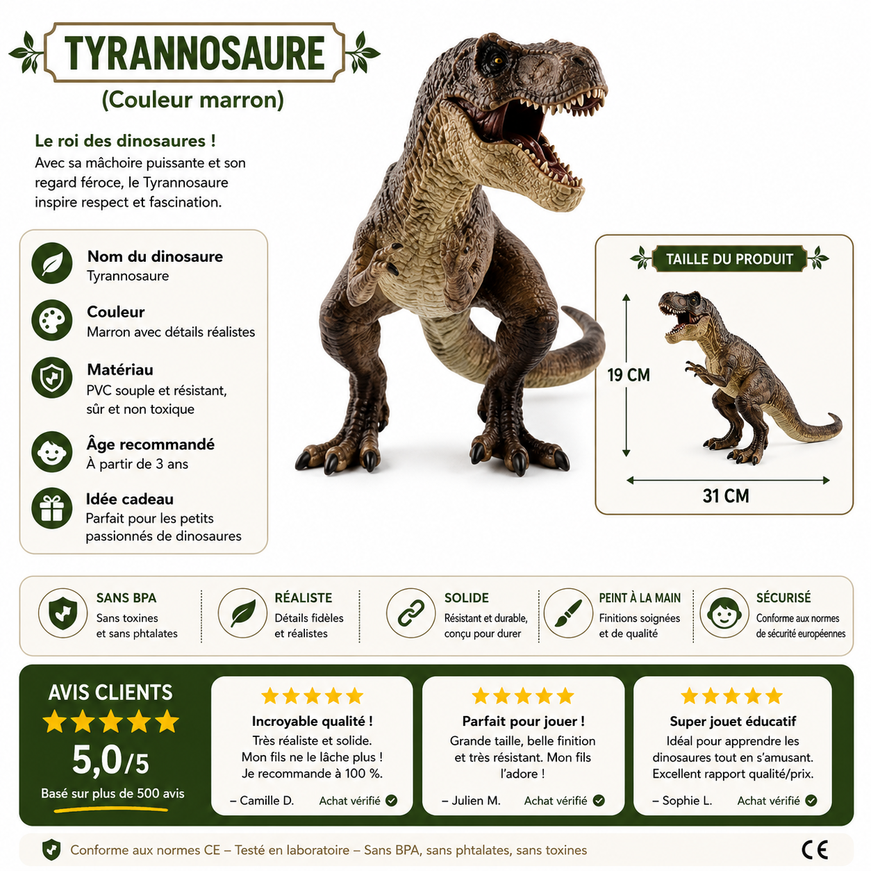 Tyrannosaure le roi des dinosaures