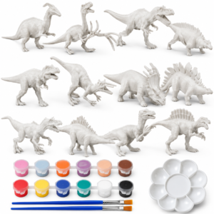 Ensemble de dinosaures à peindre
