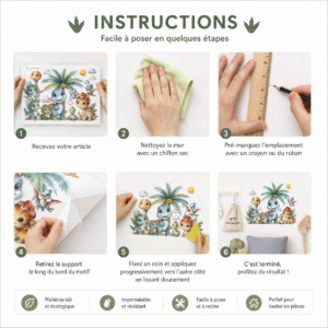 Guide facile pour poser des stickers muraux