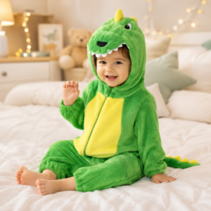 combinaison dinosaure bébé fille et garçon vetement de nuit chaud