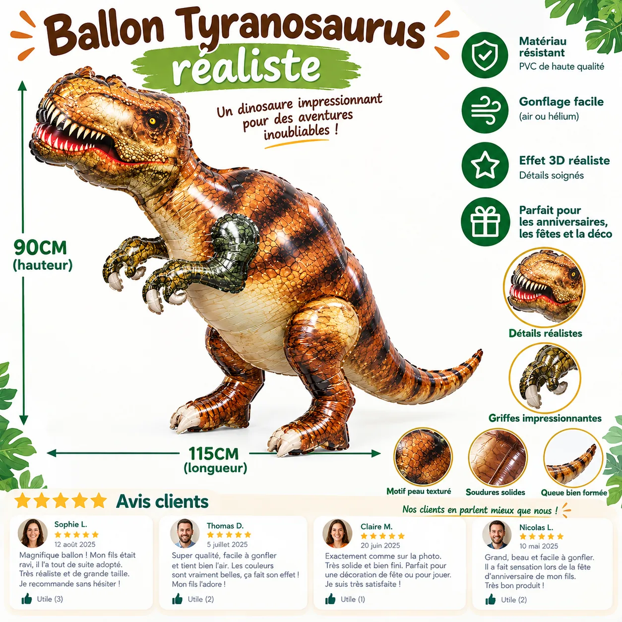 ballon_tyrannosaurus_realiste_details