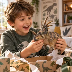 figurine dinosaure styracosaurus compagnon de croissance pour enfant passionne