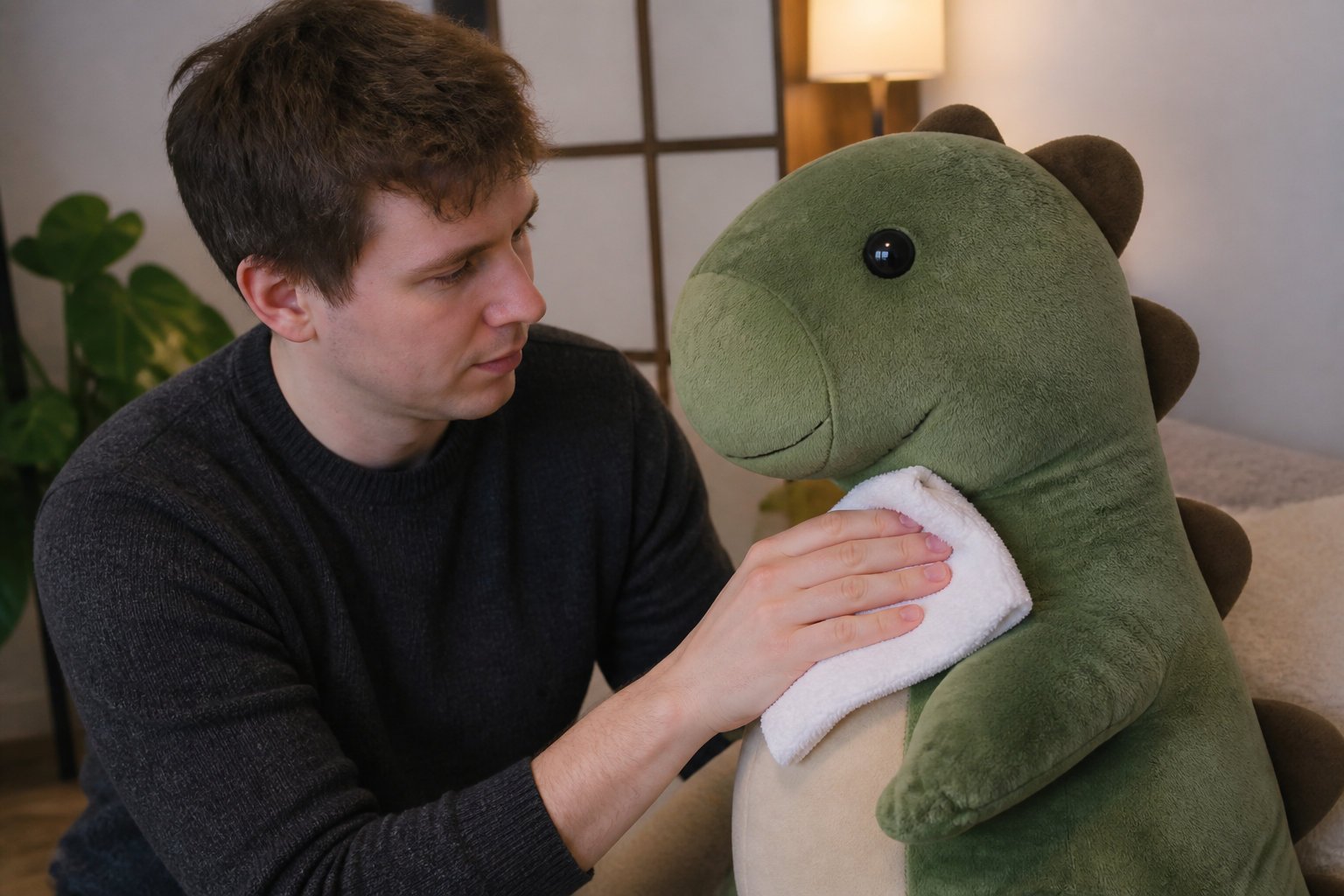 Comment entretenir efficacement une peluche de très grande taille ?