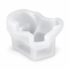 Moule mousse dinosaure en silicone blanc pour réaliser des gâteaux, puddings et desserts créatifs